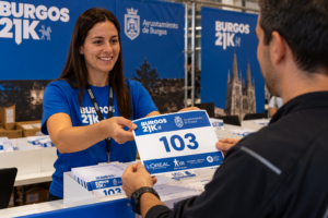 Horarios e información de la recogida de dorsales